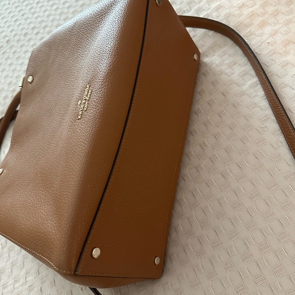 Kate Spade Leila medium brown 3 triple compartment satchel - Picture 6 of 10